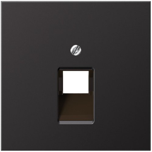 Лицевая панель Jung LS990 metal для 1-м. розетки RJ11/RJ45 алюминий темный фото Лицевая панель Jung LS990 metal для 1-м. розетки RJ11/RJ45 алюминий темный картинка